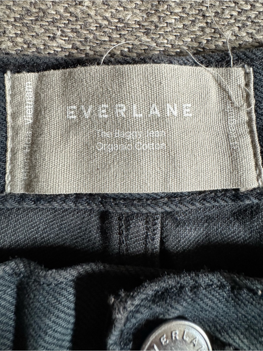 Everlane Faded Black Crop Jeans 31R